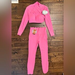 Wiskii Active Scallop Workout Set Size M